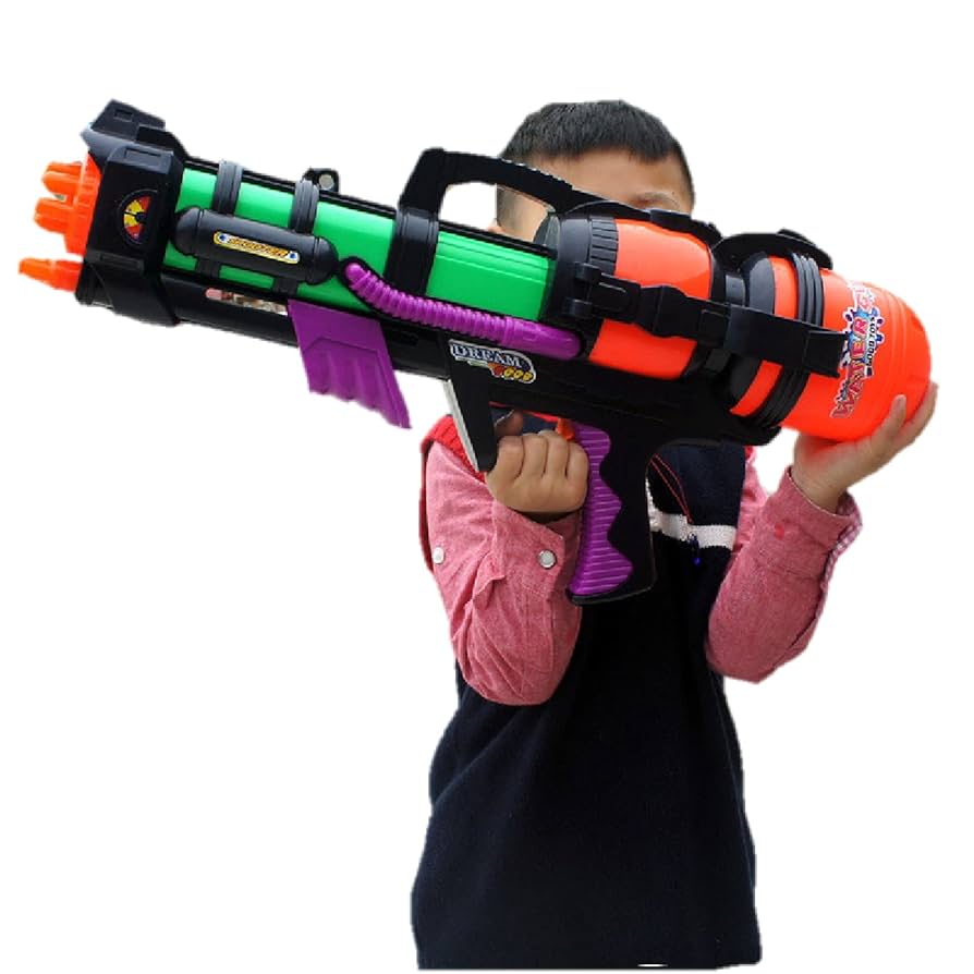 Amazon | 〔mikan〕 水鉄砲 バズーカー ポンプアクション 超強力